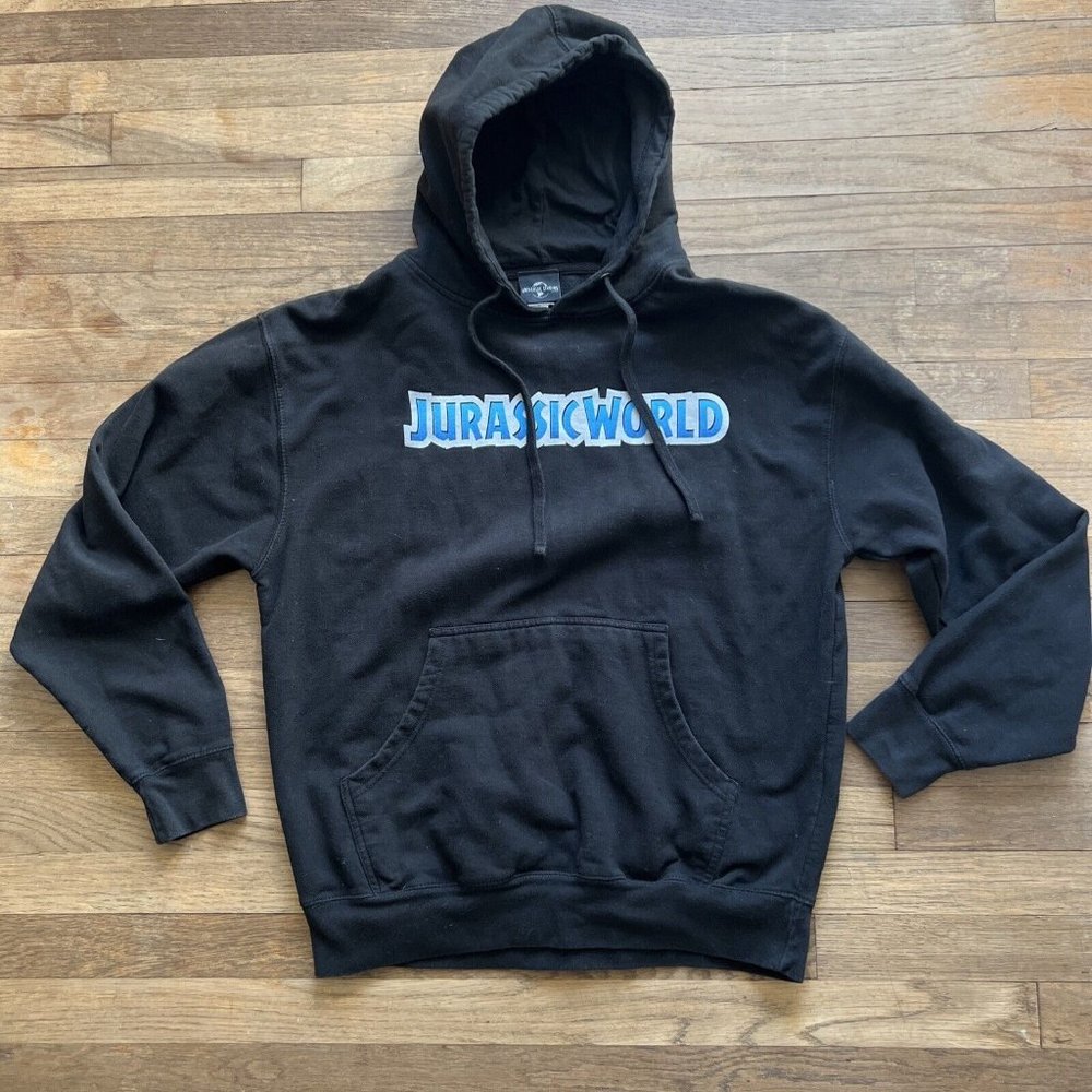 Universal Studios Sz L Jurassic World Movie Ride Promo Pullover Hoodie